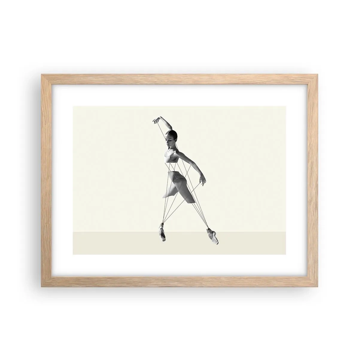 Plakat w ramie jasny dąb - W teatrze świata - 40x30 cm