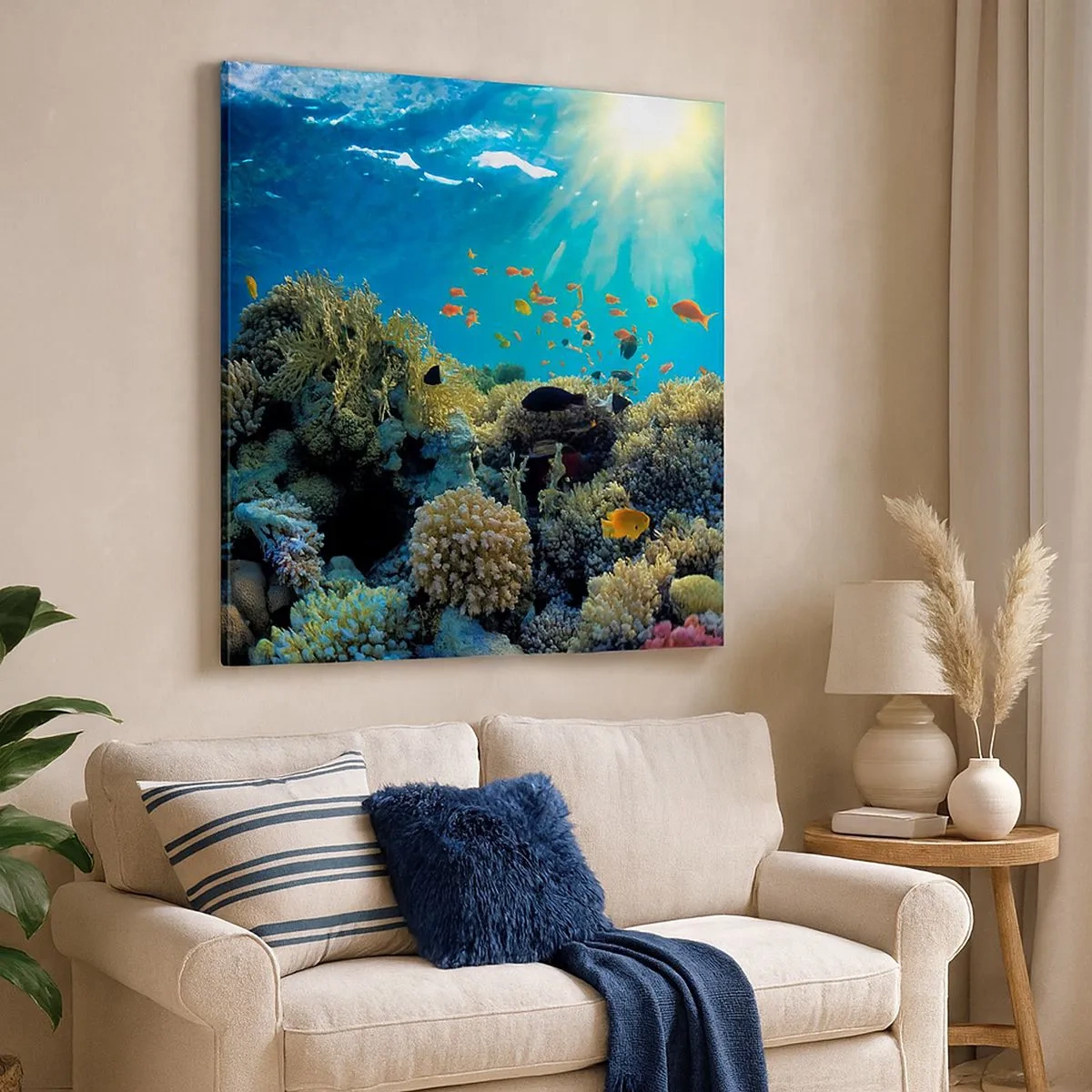 Obraz na płótnie - Podwodne skarby - 30x30 cm