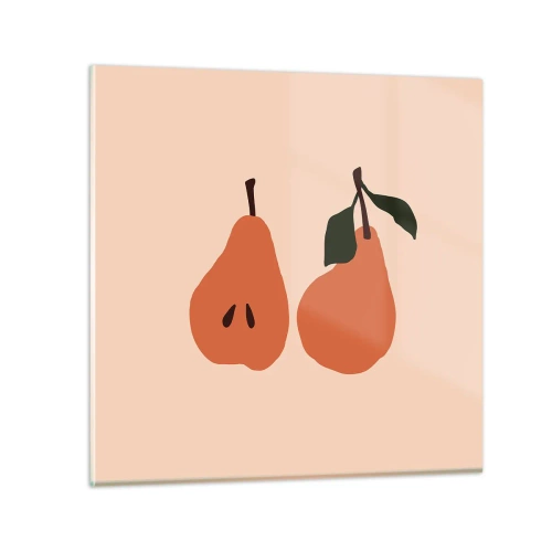 Obraz na szkle - Sama słodycz - 70x70 cm