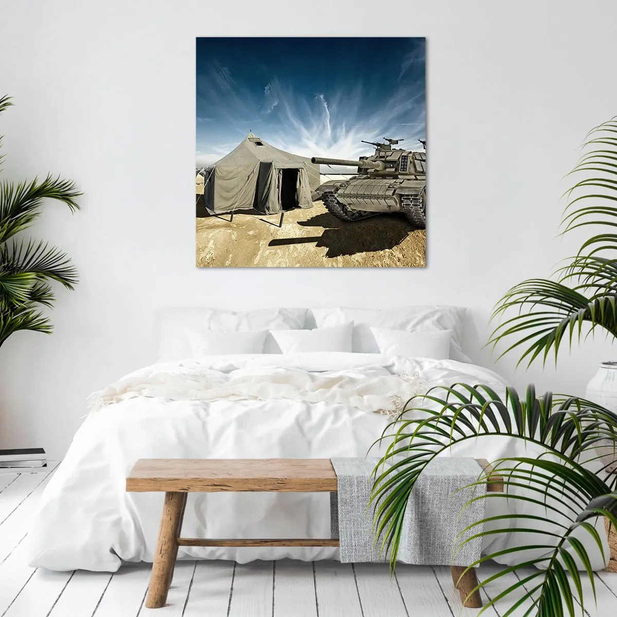 Obraz na płótnie - Militarny sen - 60x60 cm
