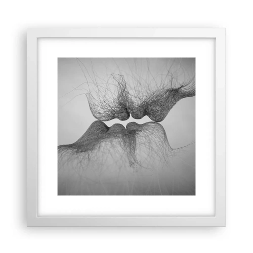 Plakat w białej ramie - Pocałunek wiatru - 30x30 cm