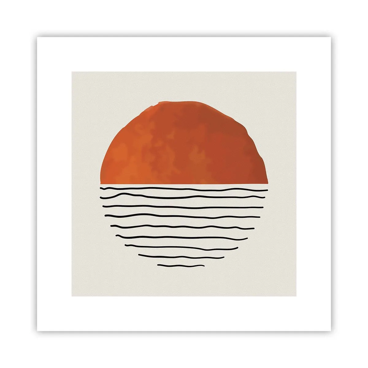 Plakat - W japońskim klimacie - 30x30 cm