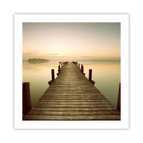 Plakat - Przedświt, świtanie, światło - 50x50 cm