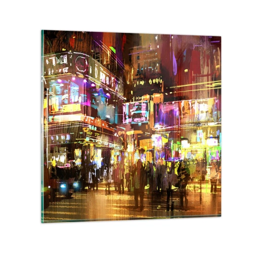 Obraz na szkle - W morzu światła - 50x50 cm