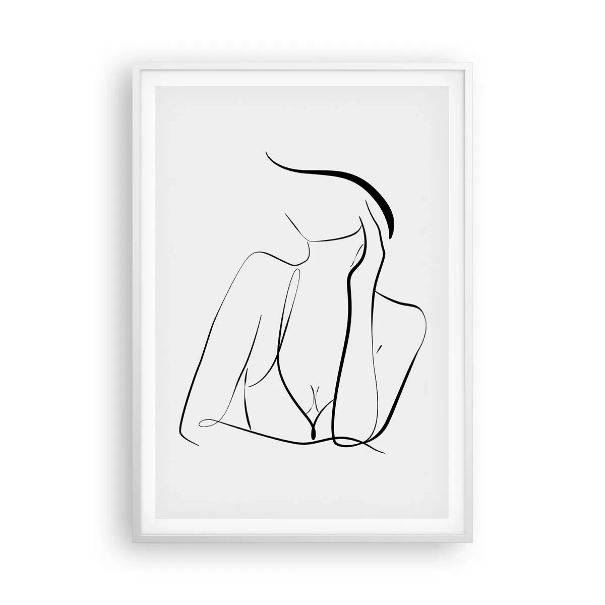 Plakat w białej ramie - Na fali marzeń - 70x100 cm