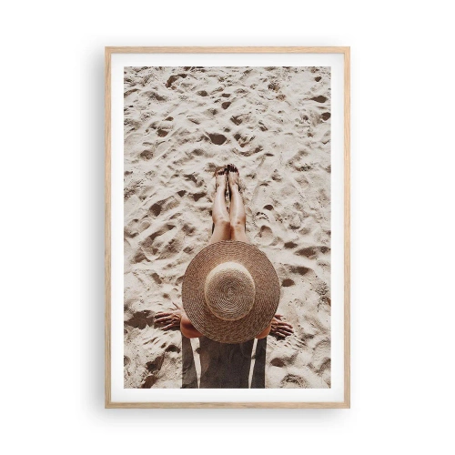 Plakat w ramie jasny dąb - Wymarzony czas - 61x91 cm