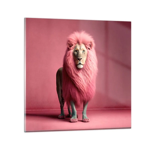 Obraz na szkle - I już się nie boisz - 50x50 cm