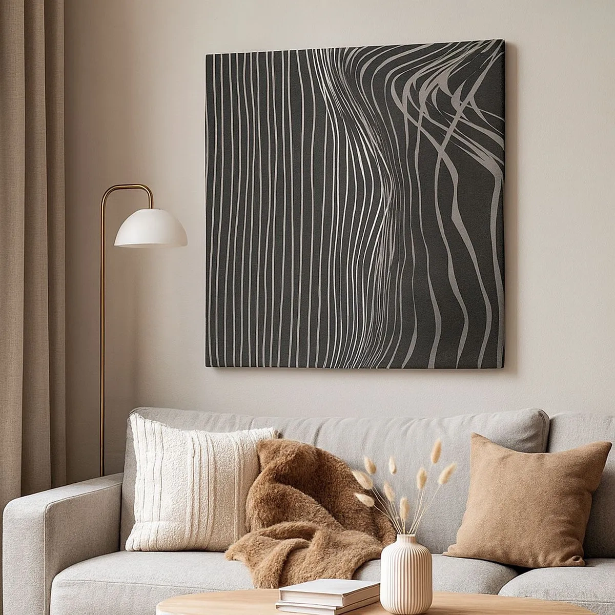 Obraz na płótnie - Rytm i akcent - 30x30 cm