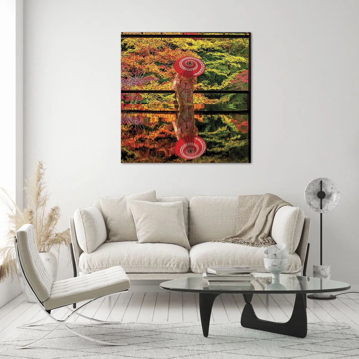 Obraz na szkle - W świątyni natury - 70x70 cm