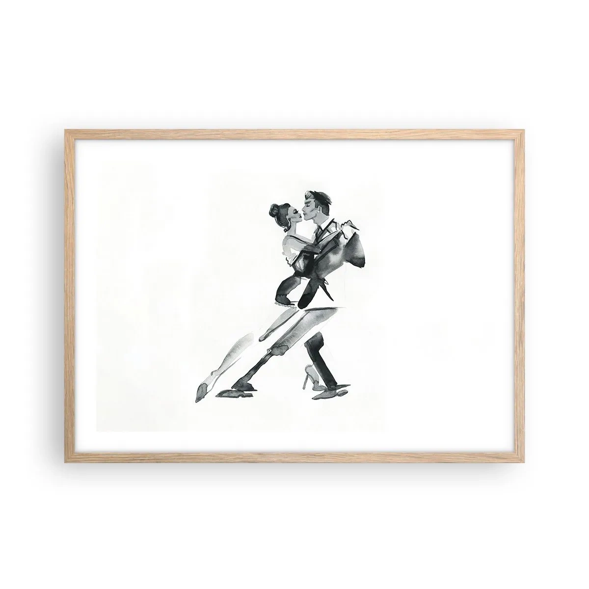Plakat w ramie jasny dąb - W jednym rytmie - 70x50 cm