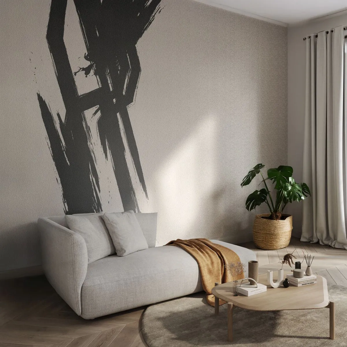 Fototapeta Premium Canvas - Niepohamowany pęd - Minimalizm, Pusto, Sztuka - 350x256 cm