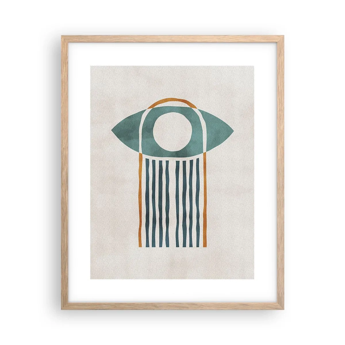 Plakat w ramie jasny dąb - Znaki i rytuały - 40x50 cm