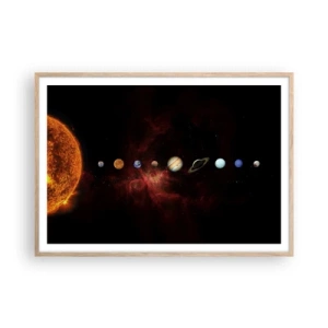 Plakat w ramie jasny dąb - Nasza okolica - 100x70 cm