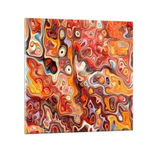 Obraz na szkle - Gdyby orzechy rozpływały się w miodzie - 50x50 cm