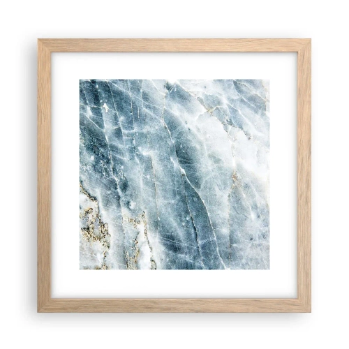 Plakat w ramie jasny dąb - Lodowy świat - 30x30 cm