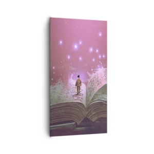 Obraz na płótnie - Zaproszenie do innego świata - przeczytaj! - 65x120 cm