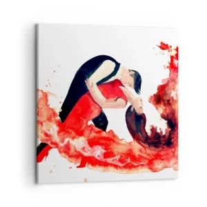 Obraz na płótnie - Tango - zmysłowa fala - 60x60 cm