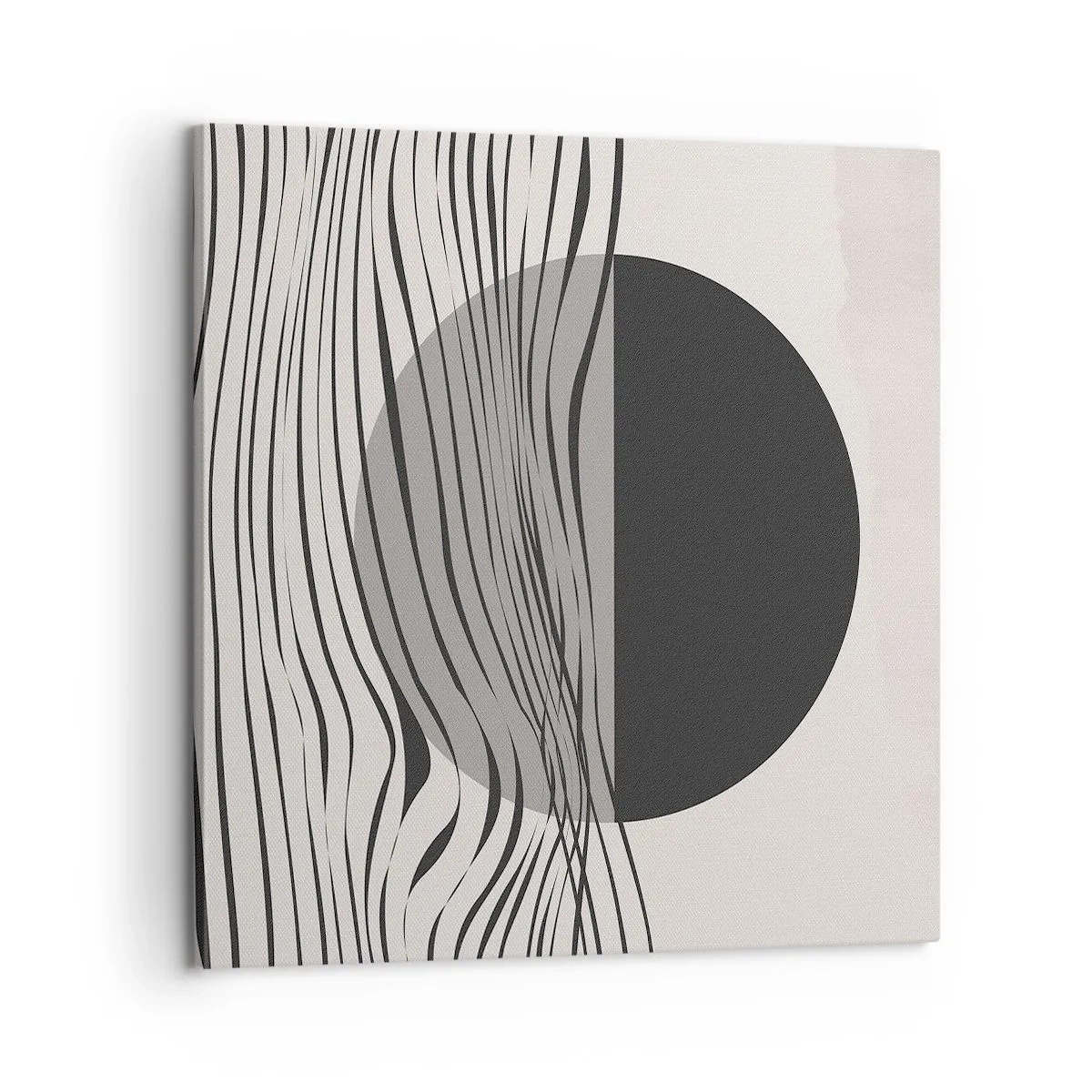 Obraz na płótnie - Kompozycja połowiczna - 60x60 cm