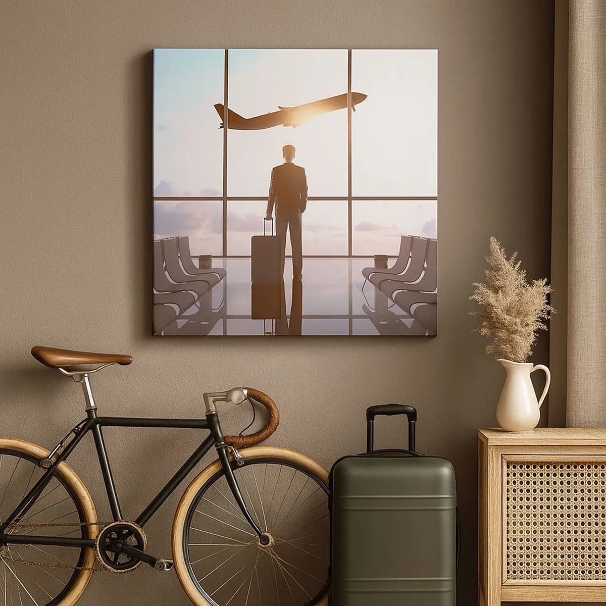 Obraz na płótnie - Masz czas, zwolnij - 30x30 cm