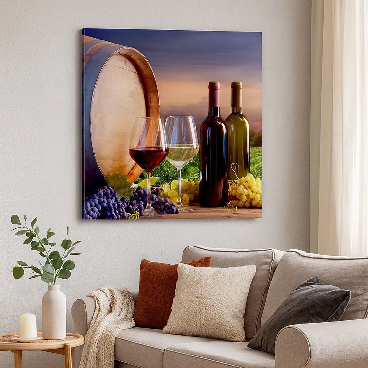 Obraz na płótnie - Tu życie ma smak - 30x30 cm