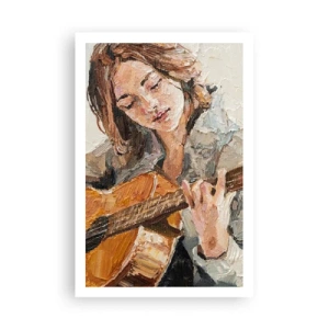 Plakat - Koncert na gitarę i dziewczęce serce - 61x91 cm