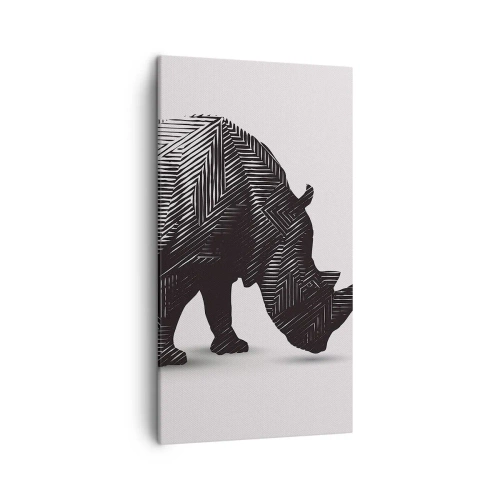 Obraz na płótnie - Geometryczne piękno natury - 45x80 cm