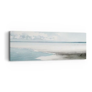 Obraz na płótnie - Łagodny przypływ - 90x30 cm
