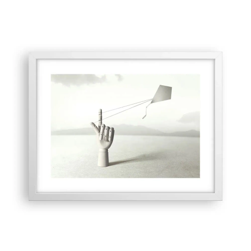 Plakat w białej ramie - Próba sił - 40x30 cm