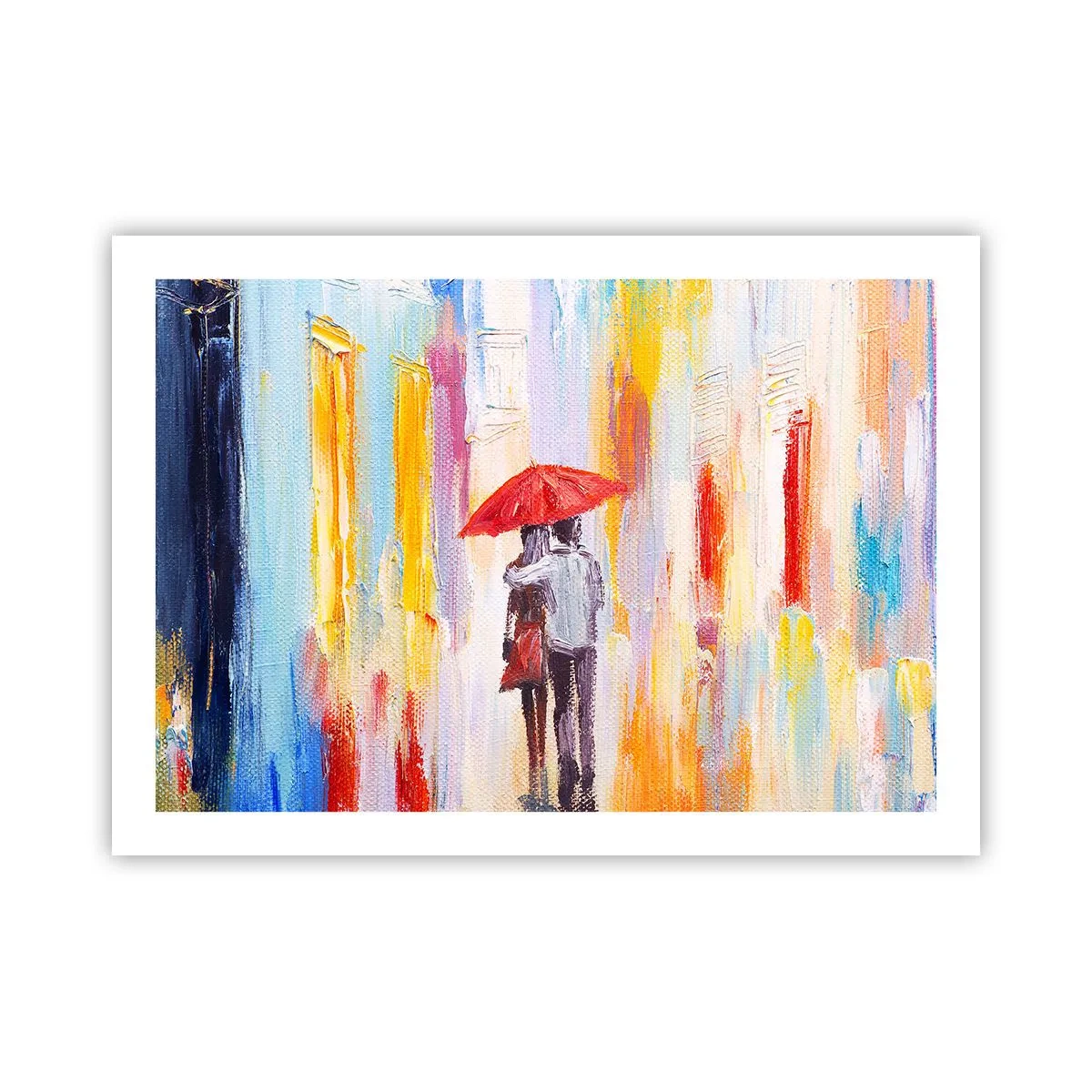 Plakat - Niech pada dalej - 70x50 cm