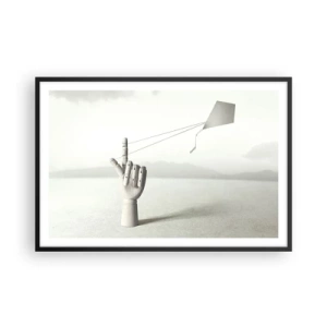 Plakat w czarnej ramie - Próba sił - 91x61 cm
