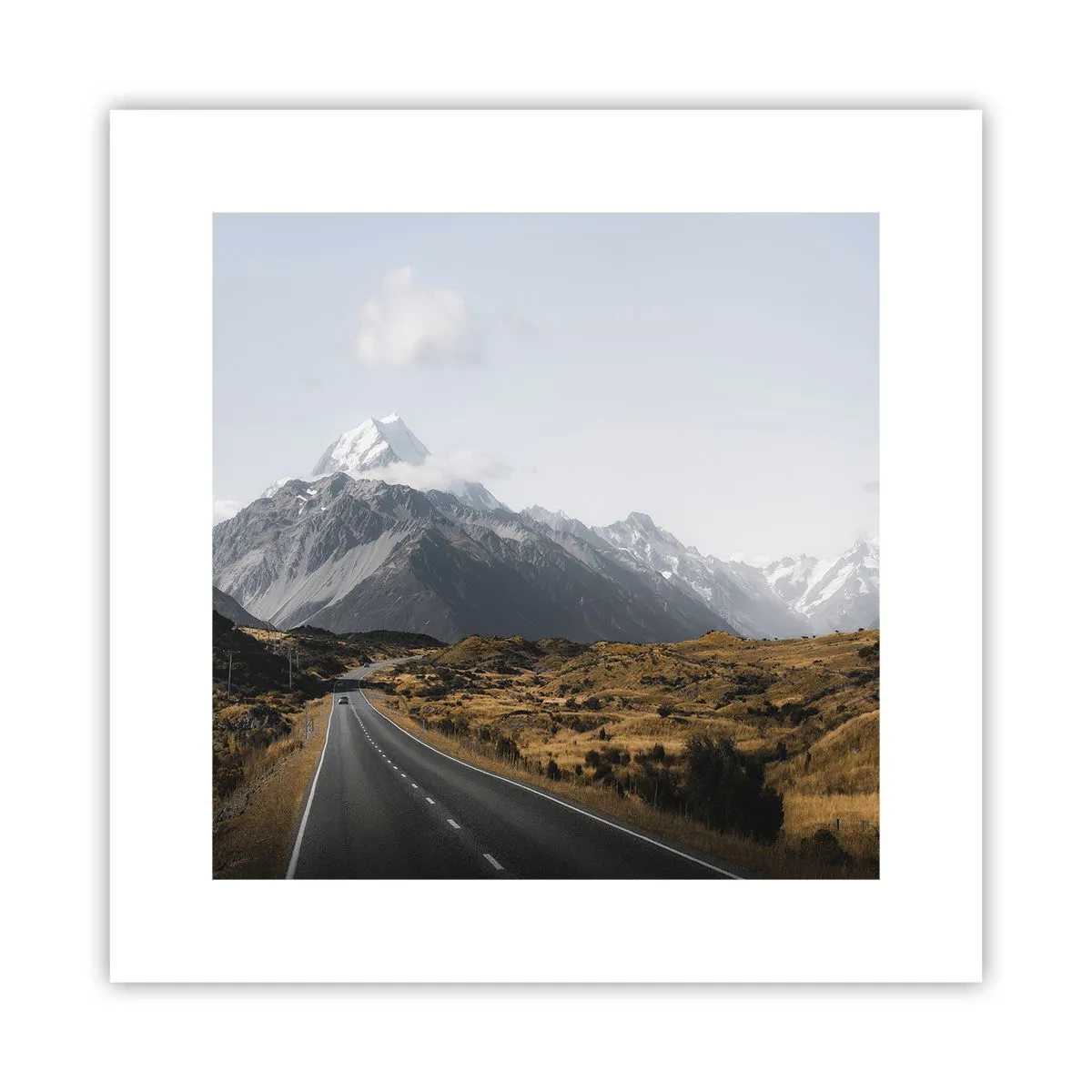 Plakat - Droga do serca gór - 30x30 cm