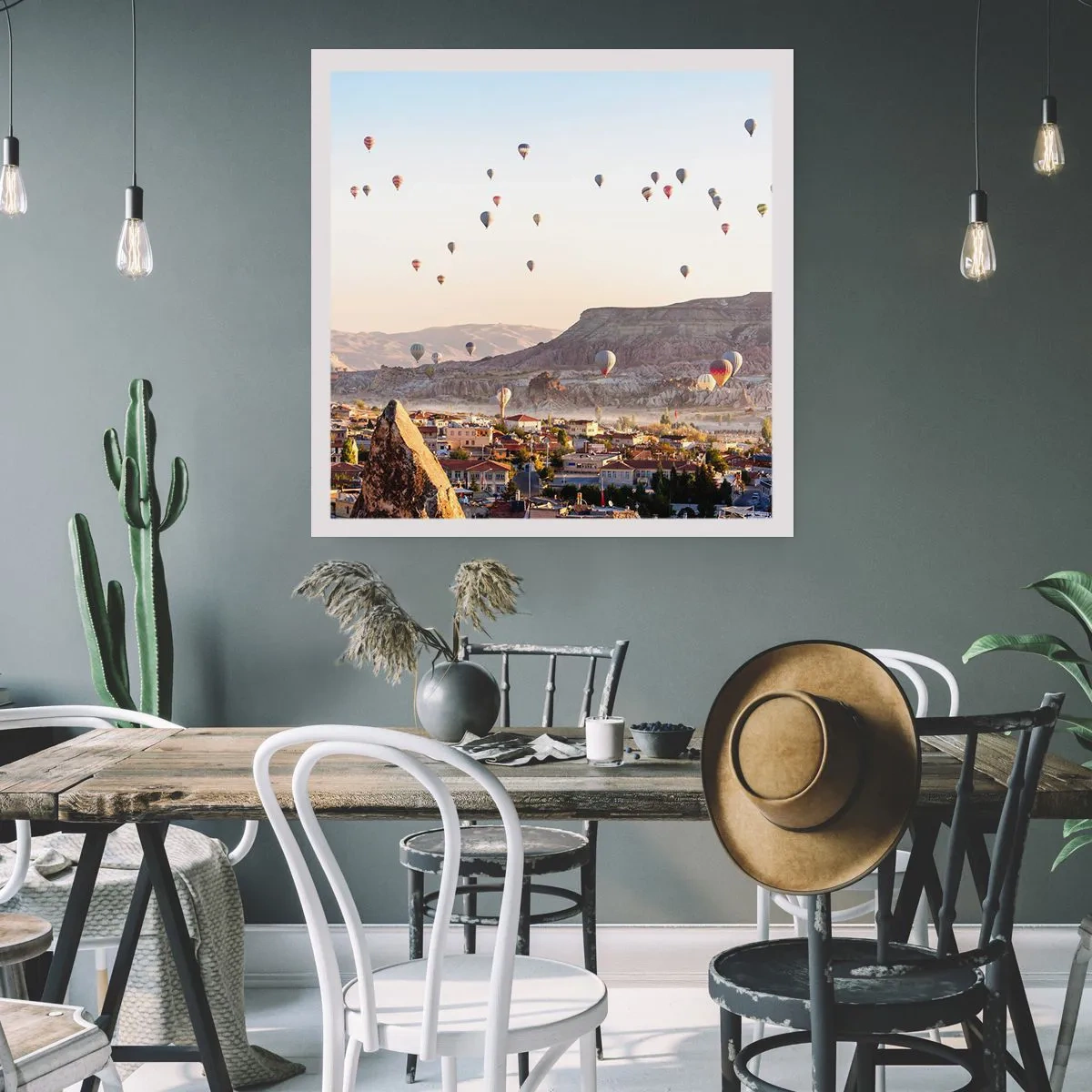 Plakat - Jak statki na niebie - 40x40 cm