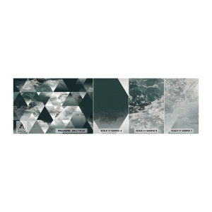 Fototapeta Próbka Premium Canvas - Kryształowa perspektywa - Abstrakcja, Fale Morskie, Sztuka - 100x30 cm