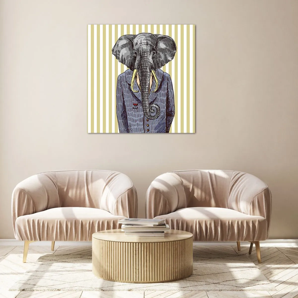 Obraz na szkle - Elegancki z natury - 70x70 cm