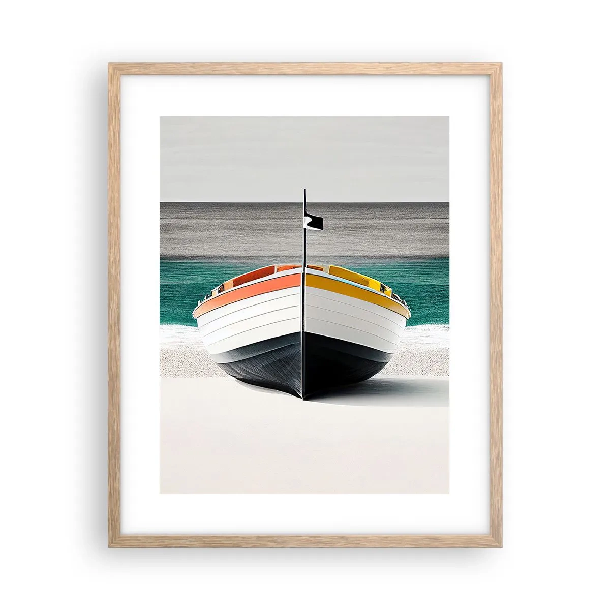 Plakat w ramie jasny dąb - Na swoim miejscu - 40x50 cm