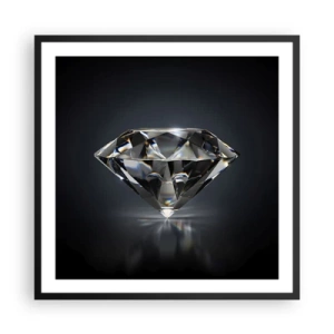 Plakat w czarnej ramie - Best girls friend - 60x60 cm