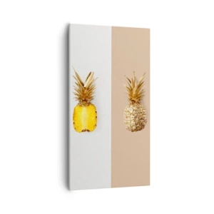Obraz na płótnie - Ananas dla nas - 55x100 cm