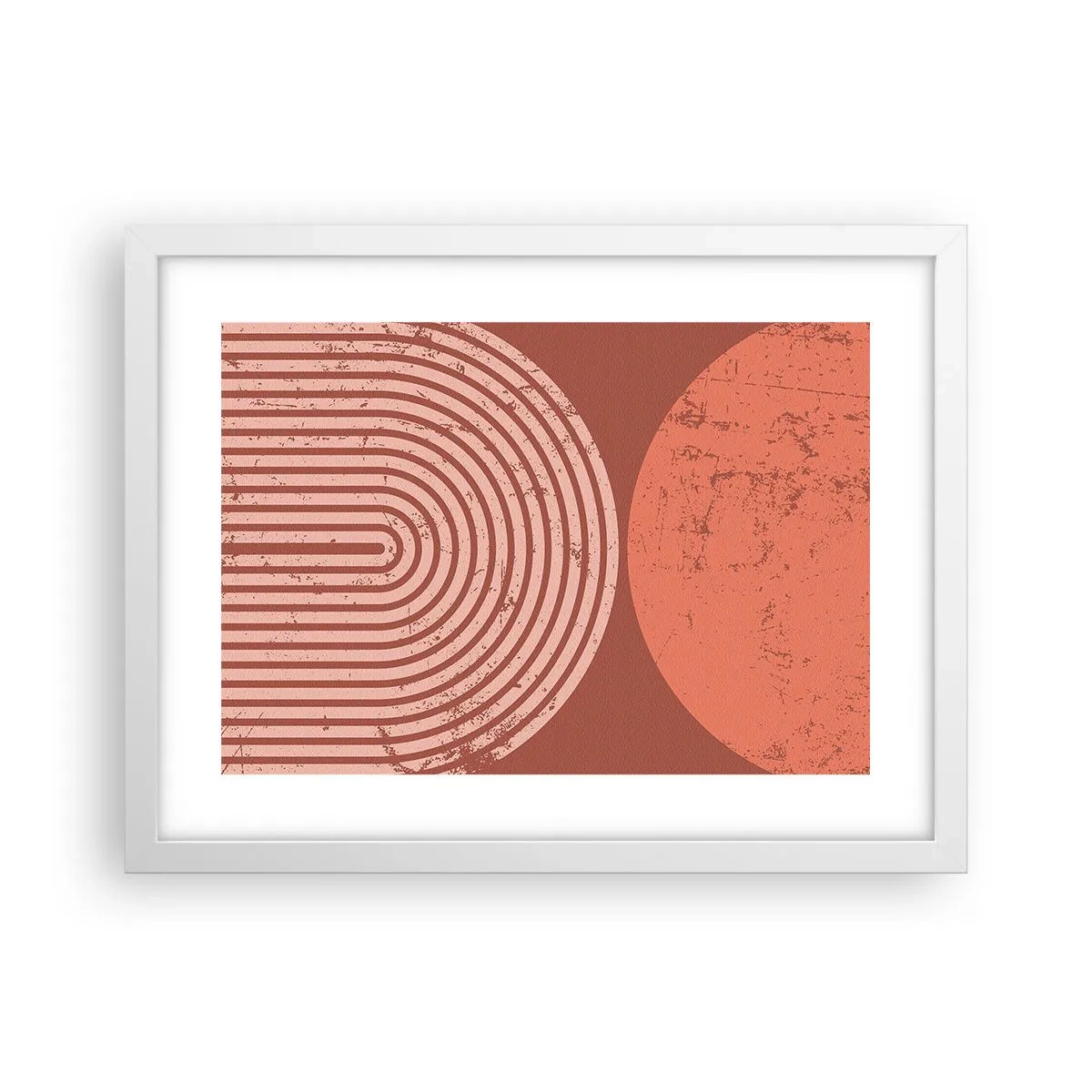 Plakat w białej ramie - Bliska relacja - 40x30 cm