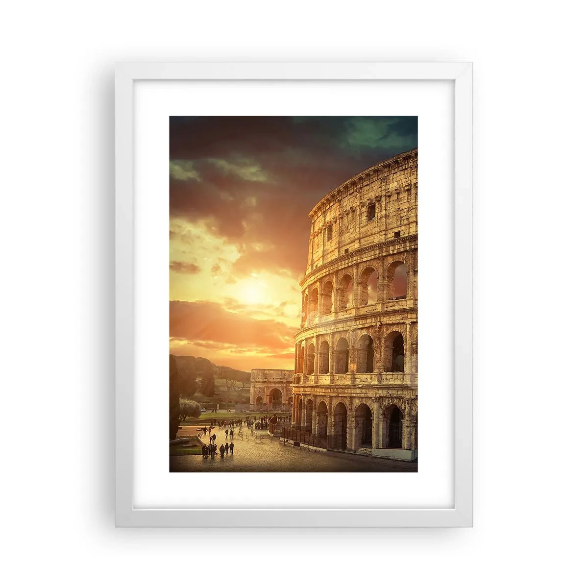 Plakat w białej ramie - Kolosalne wrażenie - 30x40 cm