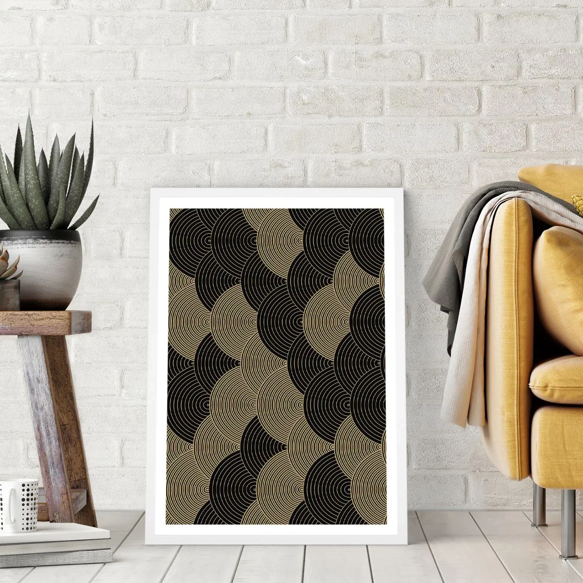 Plakat w białej ramie - Jedność w wielości - 70x100 cm