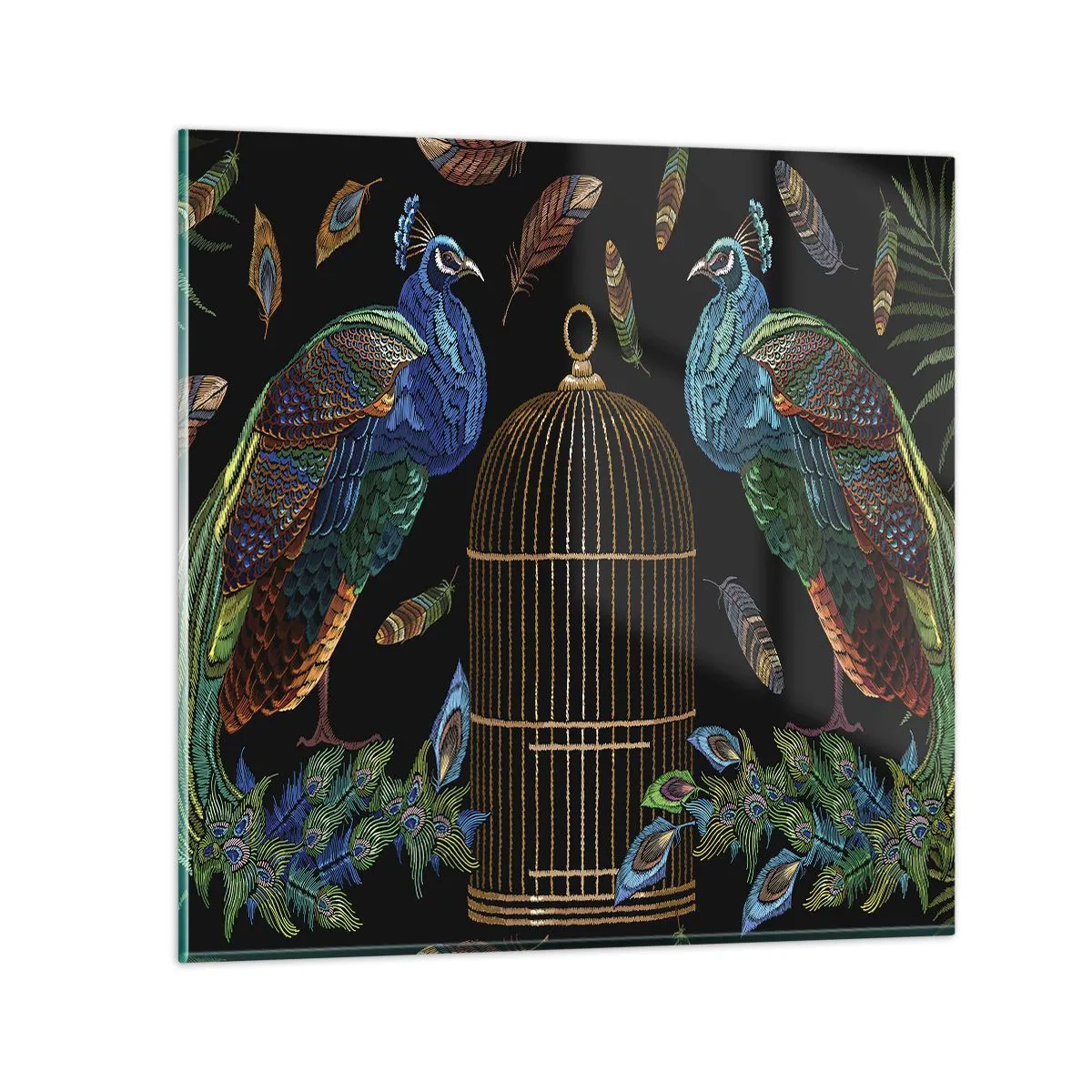 Obraz na szkle - W królewskich szatach - 40x40 cm