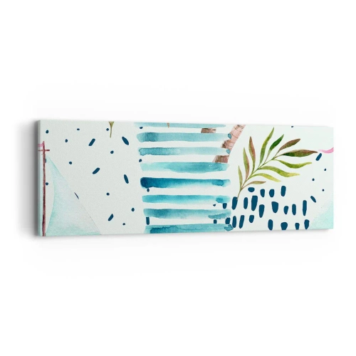 Obraz na płótnie - Wakacje pod palmami - 90x30 cm