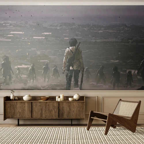 Fototapeta Premium Sand - Ostatni sprawiedliwy? - Abstrakcja, Fantasy, Wojsko - 150x105 cm