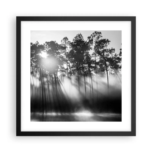 Plakat w czarnej ramie - Niepowstrzymane słońce - 40x40 cm