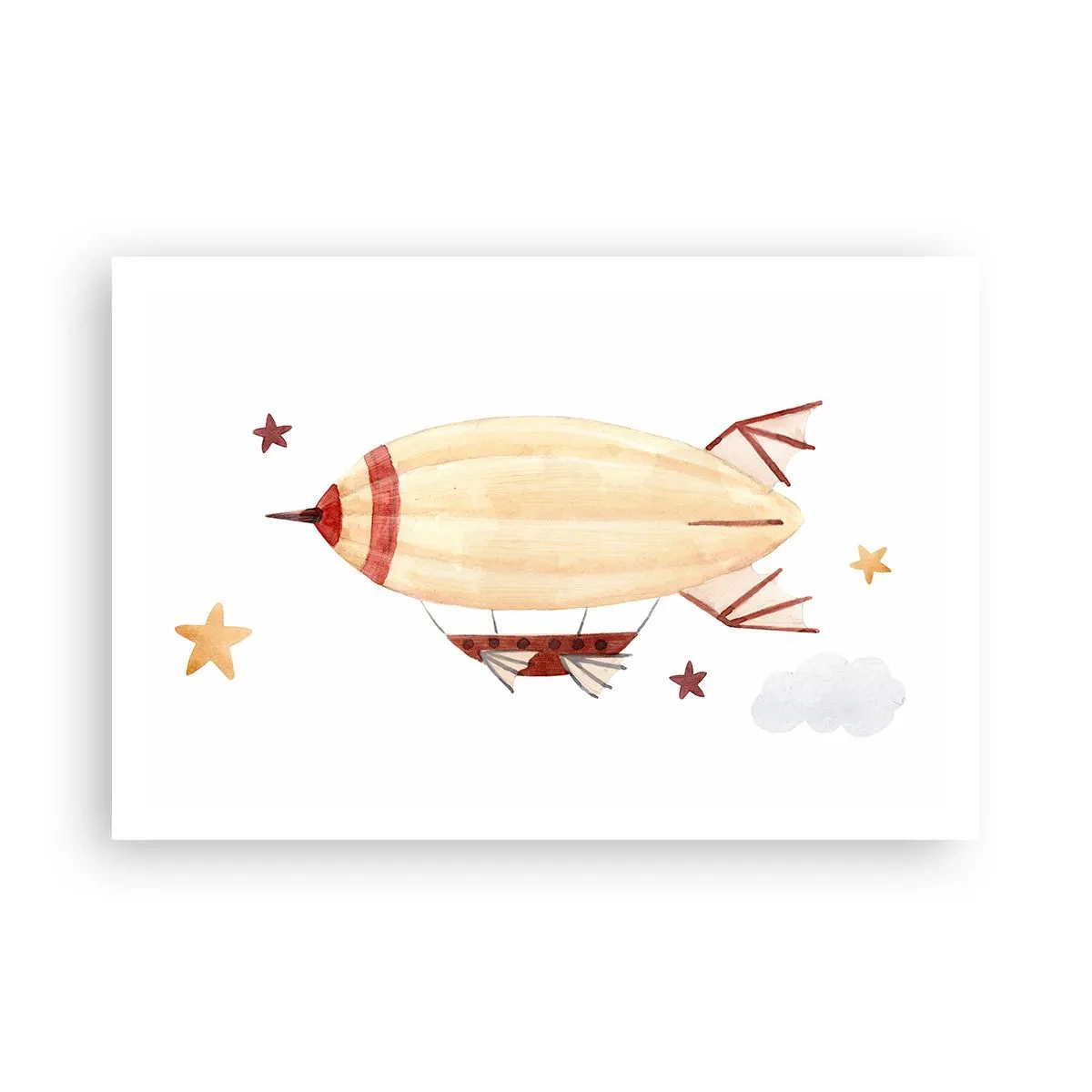 Plakat - Powietrzny statek - 91x61 cm