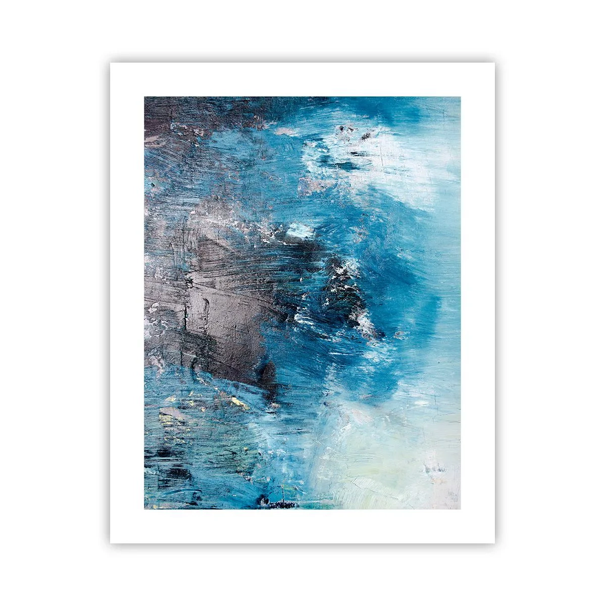 Plakat - Błękitna rapsodia - 40x50 cm