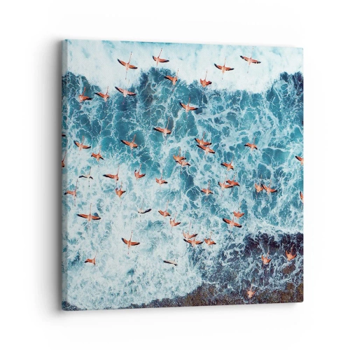 Obraz na płótnie - Nadmorska parada - 30x30 cm