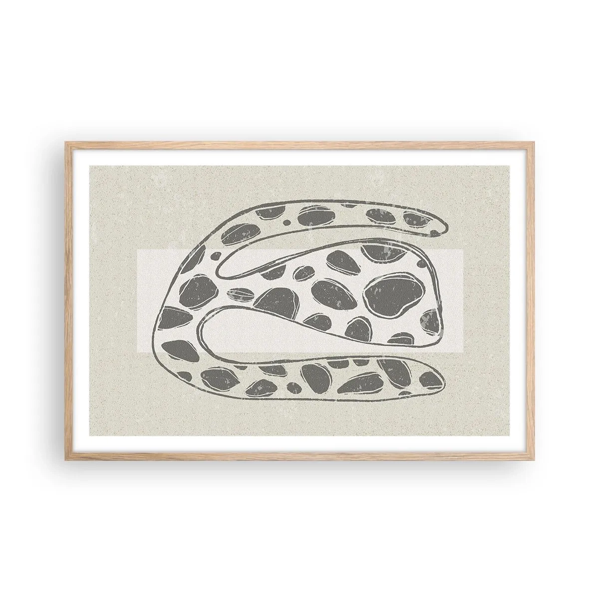 Plakat w ramie jasny dąb - Przedziwne stworzenie - 91x61 cm