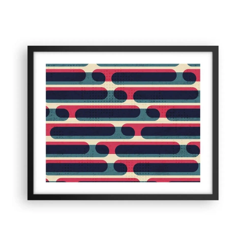 Plakat w czarnej ramie - W głąb i do przodu - 50x40 cm