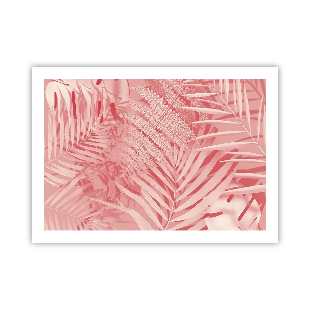 Plakat - Różowy koncept - 70x50 cm